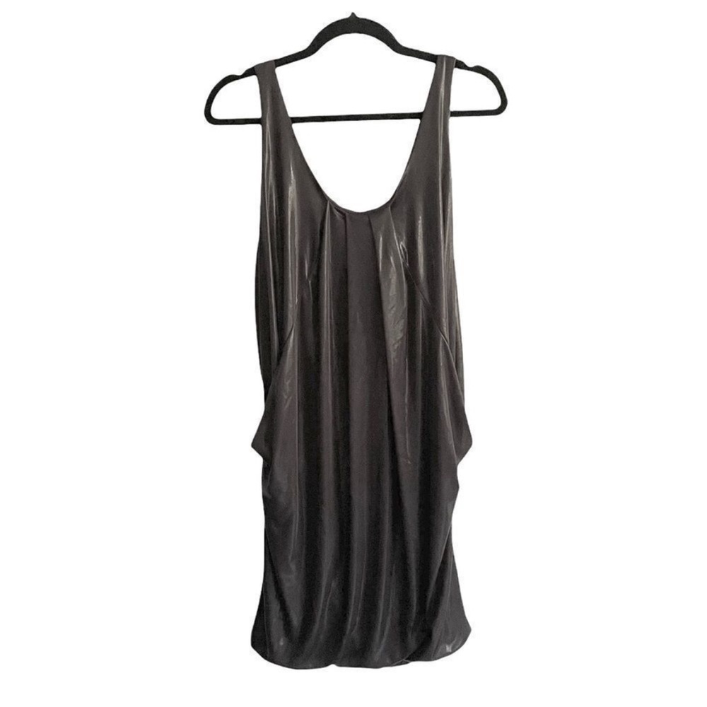 Diane Von Furstenberg Black Sleeveless Mini Dress Size 6